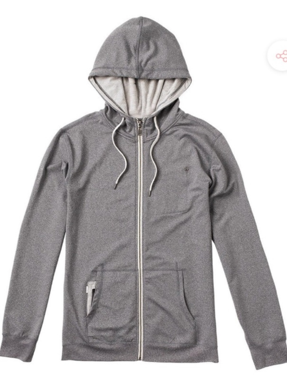 Vuori Movement Hoodie Heather Grey M